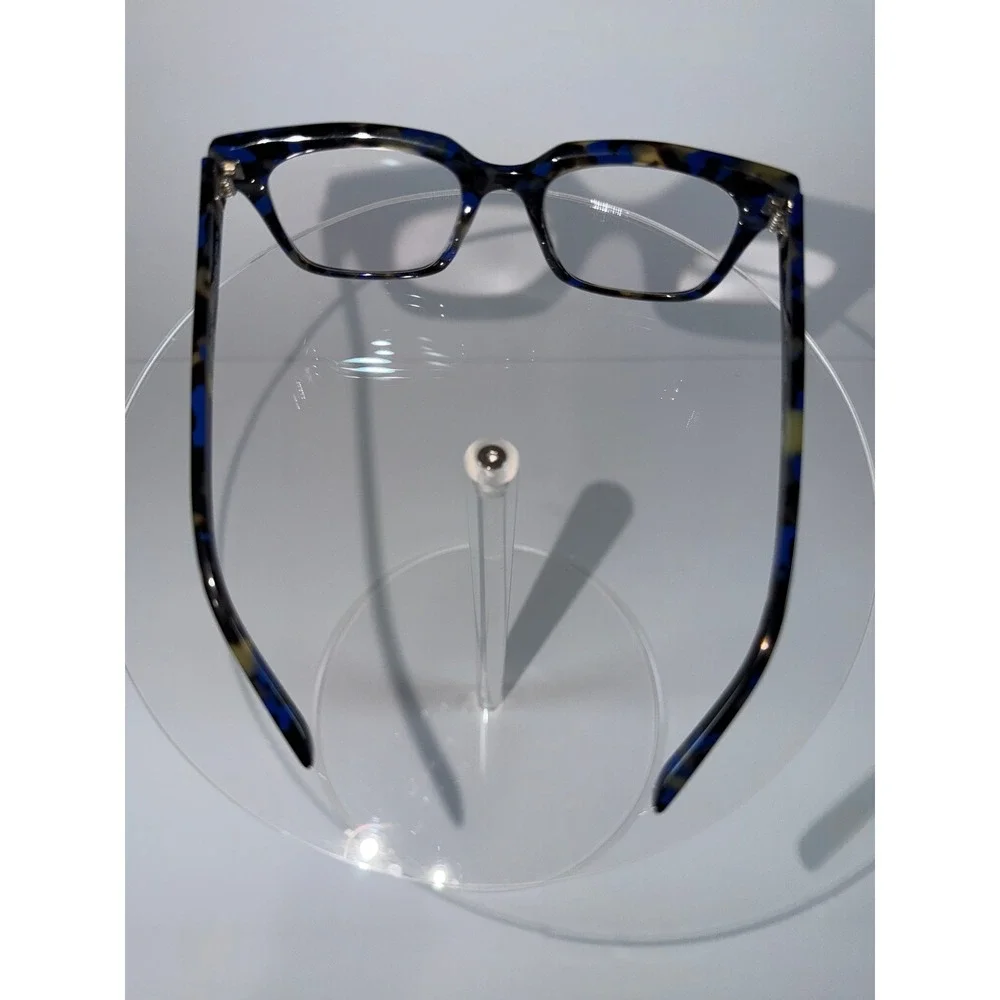 Warby Parker Leland Eyeglass Blue Tortoise  Shell Square Frames Only
